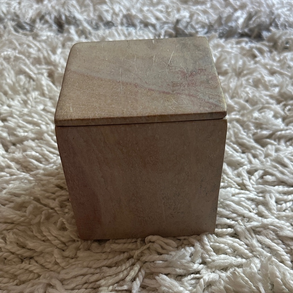 Natural Stone Square Box - Picture 2 of 10